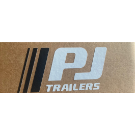 New PJ Decal Large White