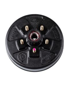 Lippert 10" RV Brake Drum Hub Assembly for 3,500-lb. Axle - 5 on 4.5", 1/2" Stud (Fully Assembled)