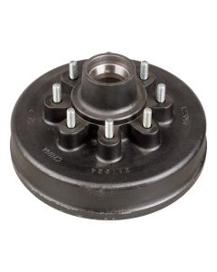 Lippert 12" Brake Drum Hub Assembly for 7,000-lb. Axle - 8 on 6.5",1/2" Stud