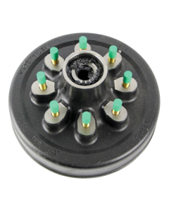 Lippert Brake Drum Hub Assembly for 8,000-lb. Axle - 8 on 6.5", 9/16" Stud (with Bearing Race)