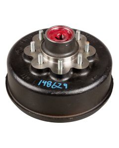 Lippert RV Brake Drum Hub Assembly for 8,000-lb. Axle - 8 on 6.5", 9/16" Stud