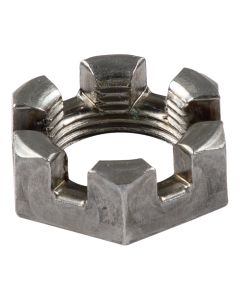 1" Spindle Nut - 6-Slot Castle