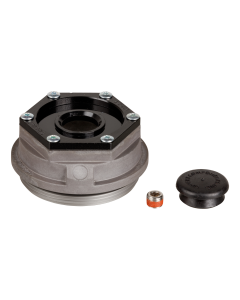 Lippert Trailer Axle Oil and Dust Cap with Set Screw - 8,000 lbs. Black