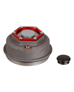 Lippert Trailer Axle Oil and Dust Cap with Set Screw - 10,000 to 16,000 lbs. Clear