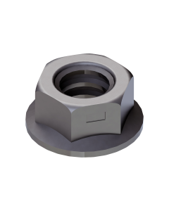 Flange Nut; 3/8"-24