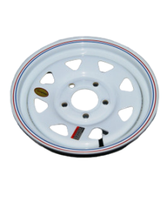 Wheel 15" White Spoke 5 on 5"