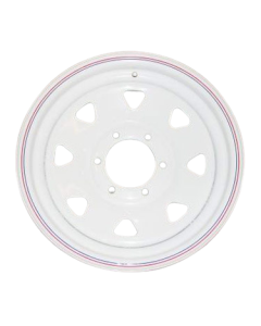 Wheel 16" White Spoke 6 on 5.5"