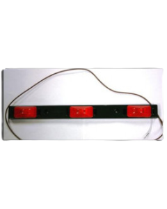 Light Bar, I.D. Red 3-Lamp