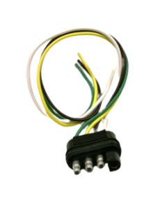 Connector Plug 4 way Flat