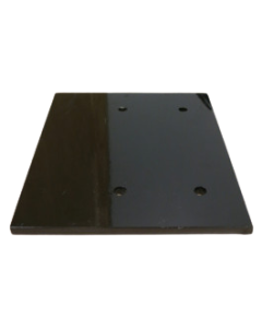 Winch Mounting Plate for T8 F8.  16.25" x 12.75" x ½" smooth plate.  All Bumper Pulls where winch plate mounts to deck.