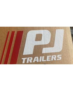 New PJ Decal Large White