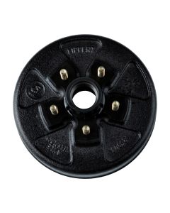 Lippert 10" Brake Drum Hub Assembly for 3,500-lb. Axle - 5 on 4.5", 1/2" Stud (with Bearing Cone Kit)