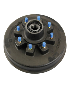 Lippert Brake Drum Hub Assembly for 8,000-lb. Axle - 8 on 6.5", 5/8" Stud