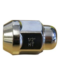 Lug Nut, CHROME 1/2"-20 x 60° Cone