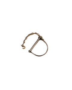 Pin safety bulldog coupler collar lock