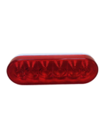 Tail Light 6" Oval LED Red Sealed